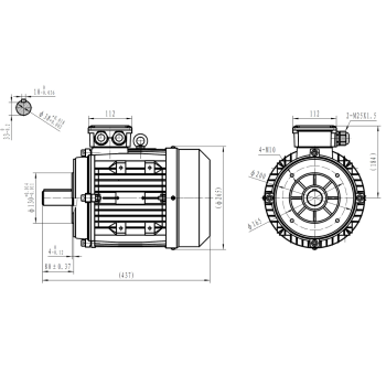 Silnik elektryczny 5,5kW 1400 obr/min. 132B14